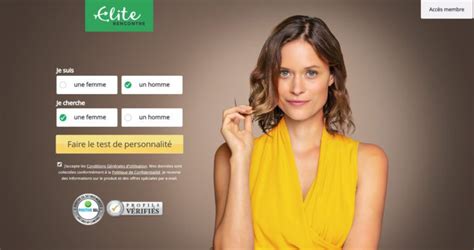 avis site elite rencontre|Elite Rencontre avis : Est